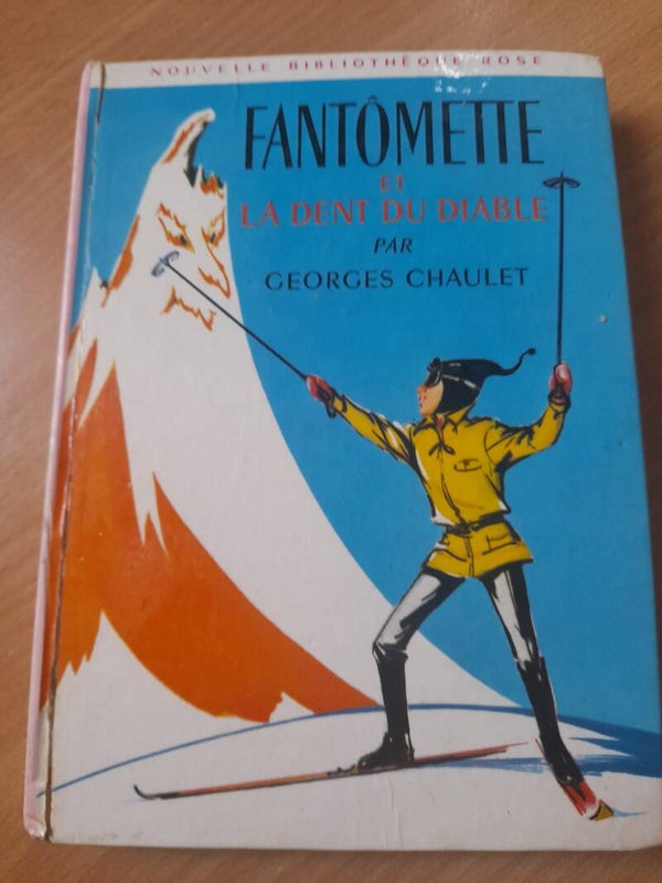 Fantomette et la dent du diable - Georges Chaulet - bibliothèque rose - 1967