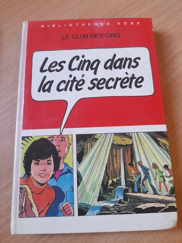 Les cinq dans la cité secrète - Enid Bluton - La bibliothèque rose 1976 à partir de o ans