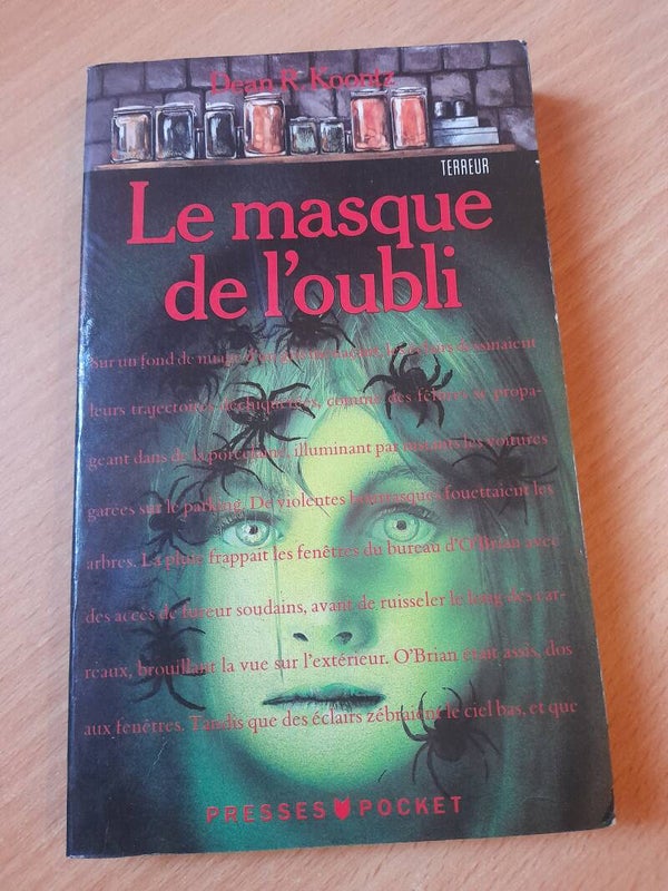 Le masque de l'oubli - Dean R. Koontz - Pocket  - 1989