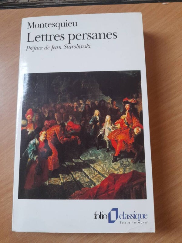 Les lettres persanes - Montesquieu - folio - 1998