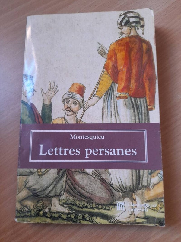 Les lettres persanes - Montesquieu - classique universels - 2001