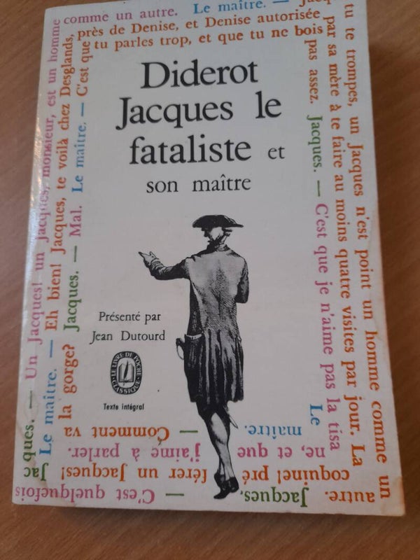 Jacques le fataliste et son maître - Diderot - Le livre de poche  -1968
