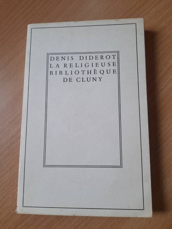 La religieuse - Diderot - bibliothèque de Cluny - 1962