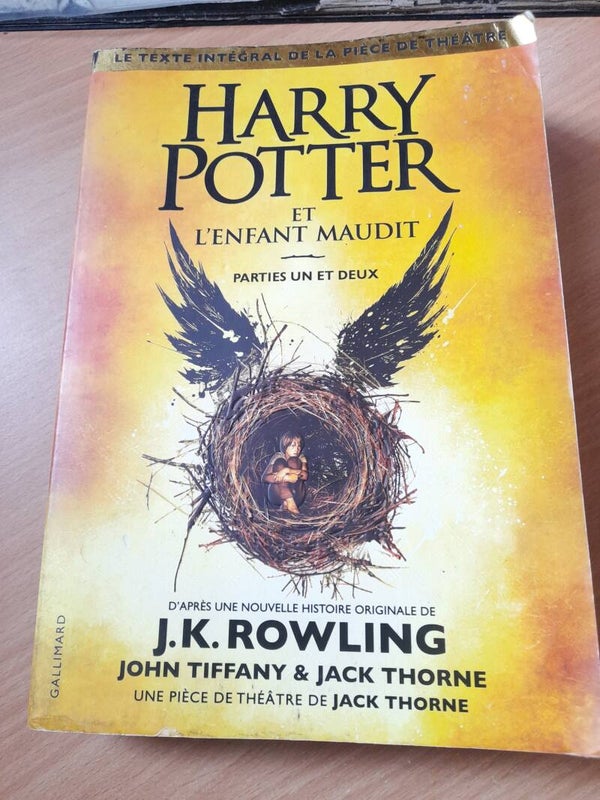 Harry Potter  et l'enfant maudit - JK Rowling - gallimard -2016