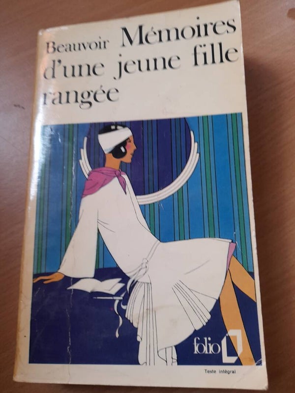 Mémoires d'une jeune filler rangée- Simone de Beauvoir - folio- 1978