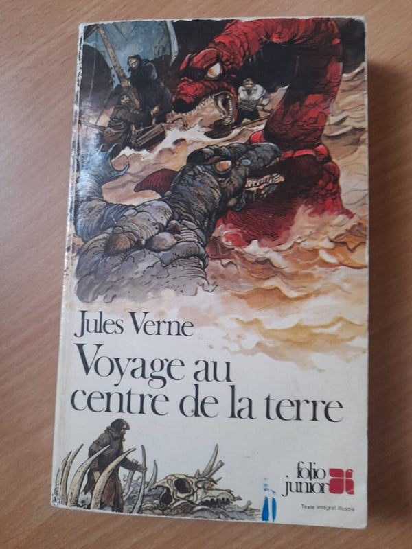 voyage au centre de la terre - Jules Verne - folio junior - 1980