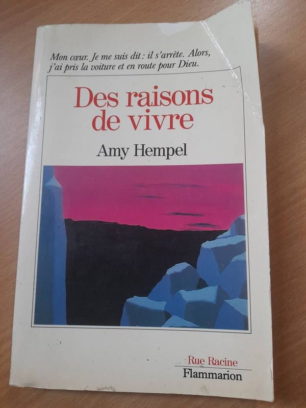 Des raisons de vivre - Amy Hempel - Flammarion - 1988