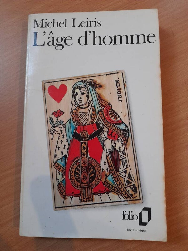 L'âge d'homme - Michel Leiris - Folio -1987