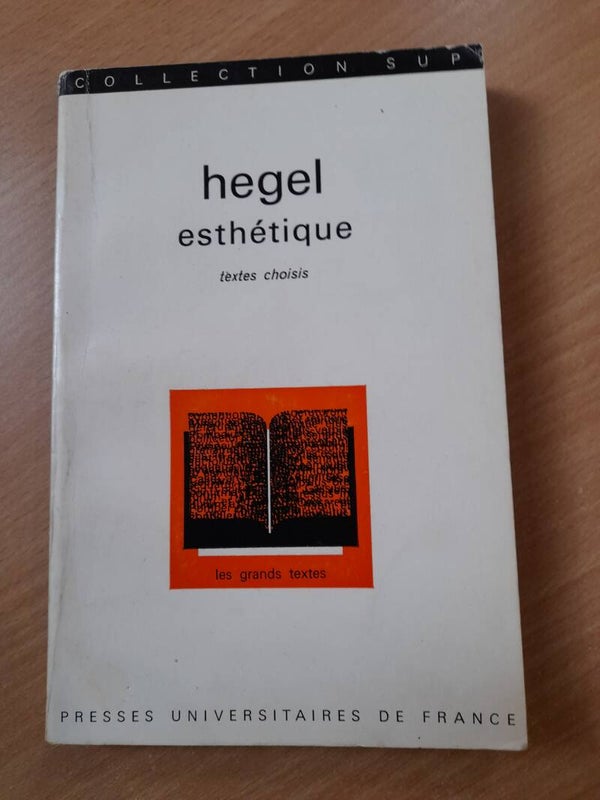 Esthétique- Hegel - PUF- 1973