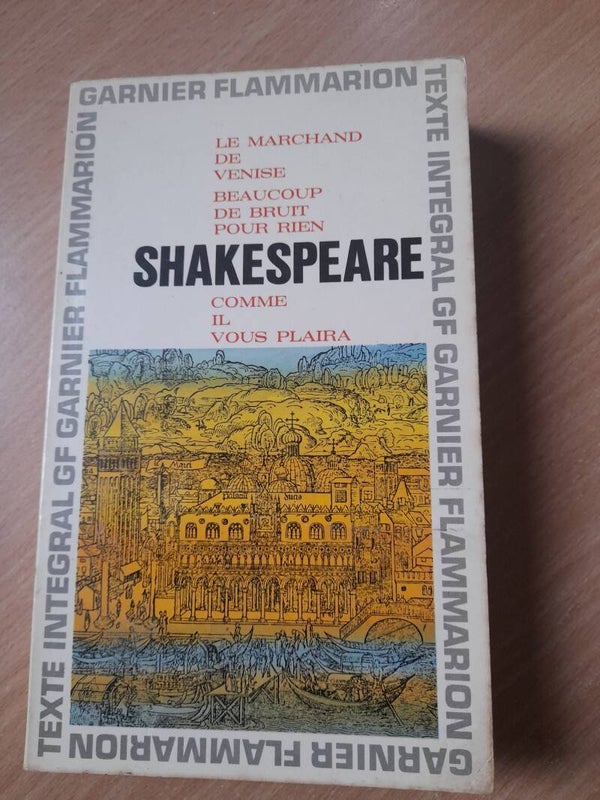 Le marchand de Venise / Beaucoup de bruit pour rien / Comme il vous plaira  - Shakespeare - GF Flammarion - 1964