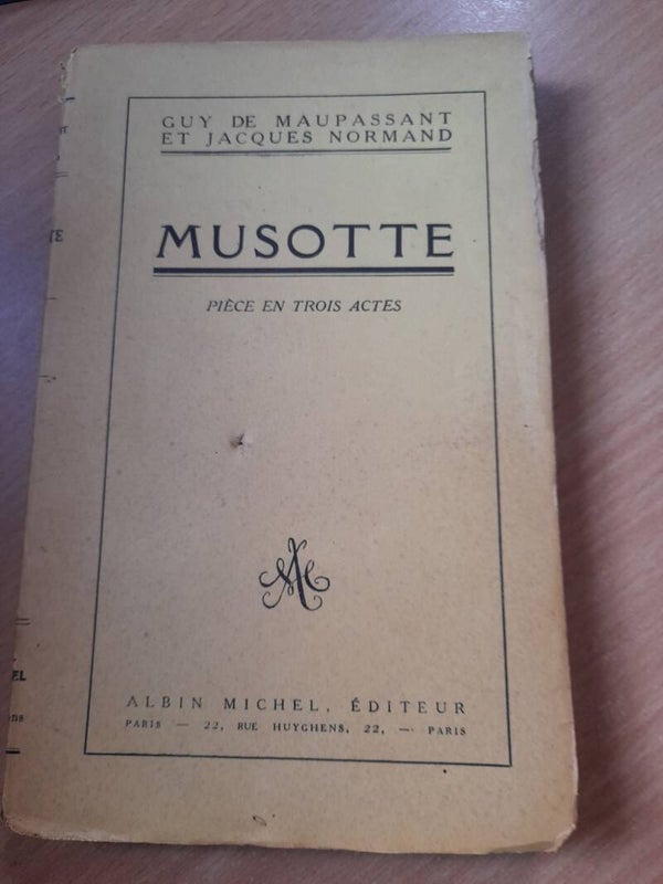 Musotte - Guy de Maupassant - Albin Michel