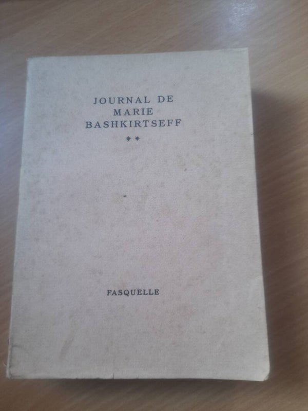 Journal de Marie Bashkirsteff 2 - Fasquelle -1955