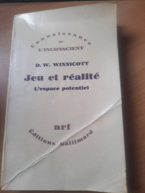 Jeu et réalité L'espace Potentiel - D.W. Winnicott - Gallimard connaissance de l'inconscient - 1976