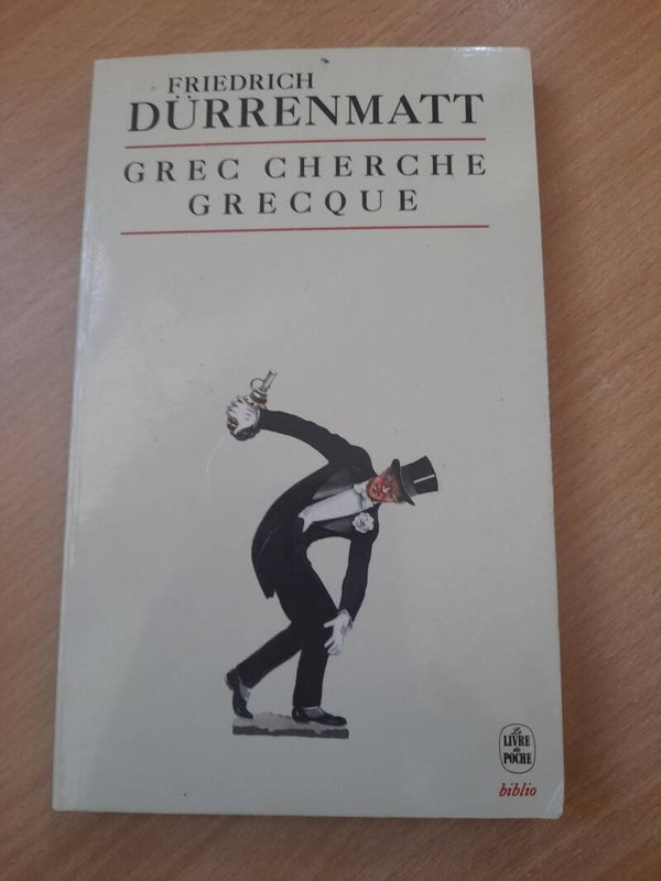 Grec cherche grecque - Friedrich Dürrenmatt - Livre de poche-1966 Allemagne allemand