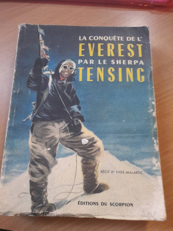 La conquête de l'Everest par le Sherpa Tensing - Yves Malartic -éditions du scorpion - 1953