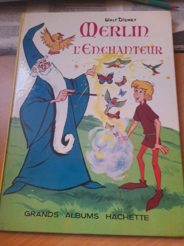 Merlin l'enchanteur - Walt Disney - Grands albums Hachette - 1964