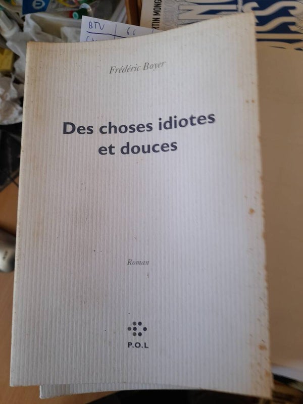 Des choses idiotes et douces - Frédéric Boyer - P.O.L - 1993