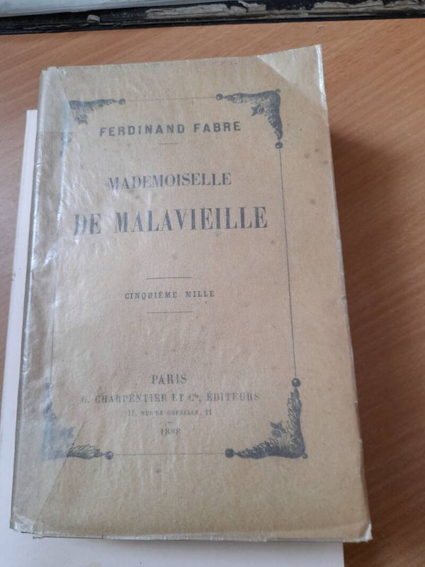 mademoiselle de Malavielle- Ferdinand Fabre - G. Charpentier et Cie éditeurs - 1888