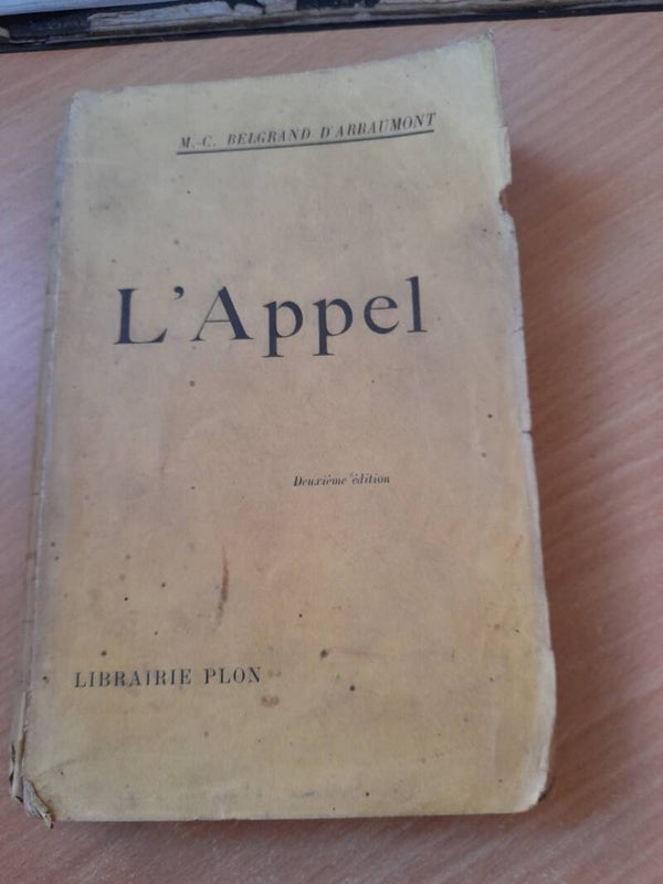 L'appel - M. C. Belgrand d'Arbaumont - Librairie Plon -