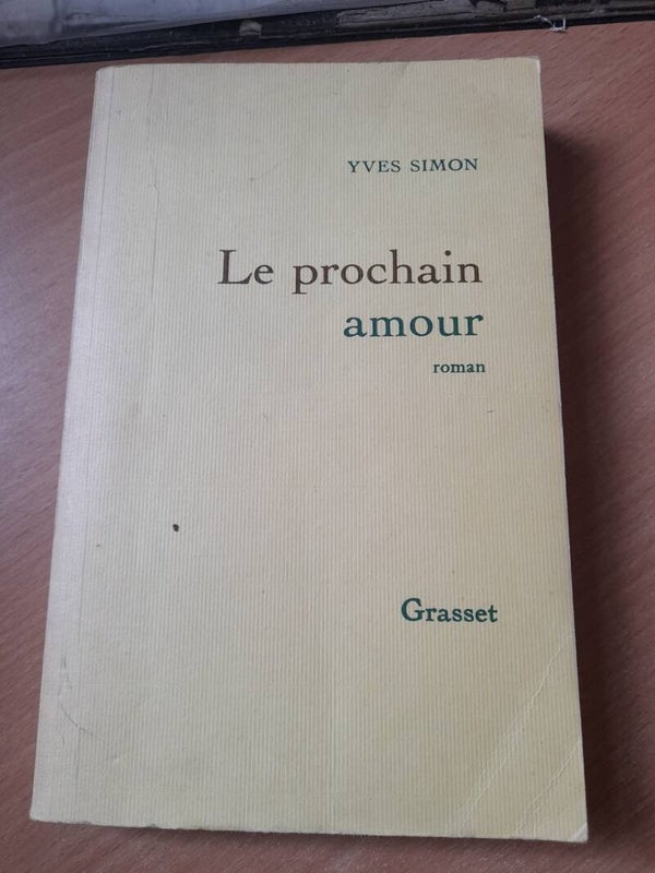 Le dernier amour - Yves Simon - Grasset -1996