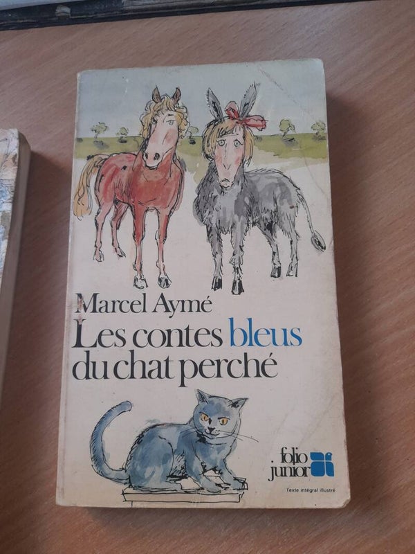 Les contes bleus du chat perché  - Marcel Aymé - folio - 1980