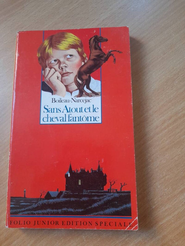Sans Atout et le chevalier fantôme - Boileau- Narcejac - Folio Junior Edition spéciale -1997 2004 à partir de 9 ans