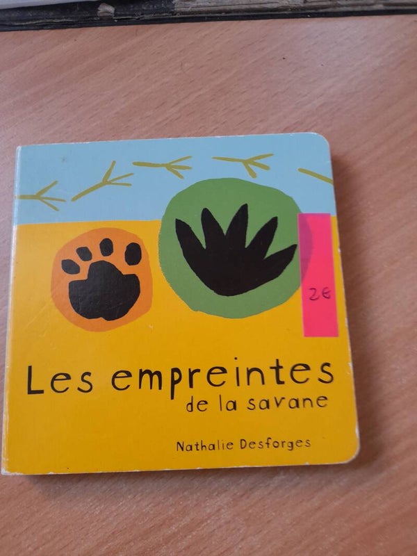 Les empreintes de la savane - Nathalie Desforges - De la Martinière jeunesse -