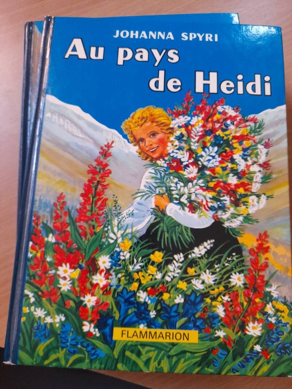 Au pays de Heidi -Johanna Spyri  -Flammarion - 1958