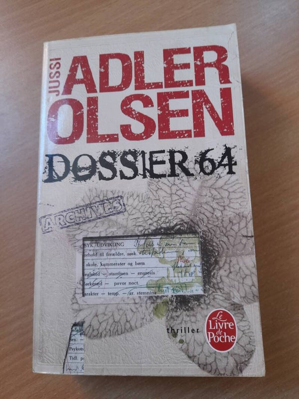 Dossier 64 - Jussi Adler Olsen - Le livre de poche -2016 danemark