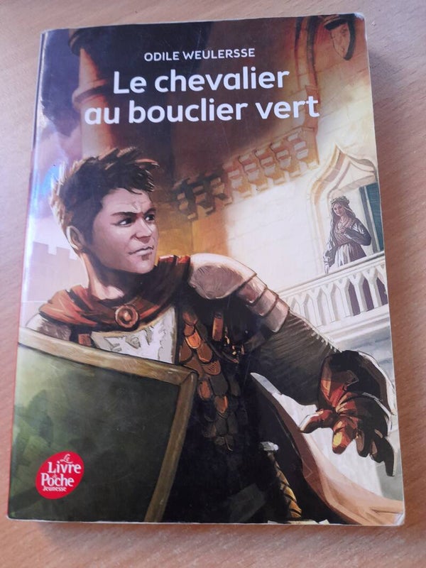 Le chevalier  au bouclier vert - Odile Weulersse - Le livre de poche jeunesse 2014 Dès 10 ans