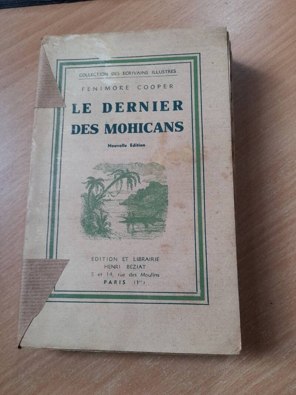 Le dernier des Mohicans - Fénimore Cooper - Librairie hanri Beziat - 1936