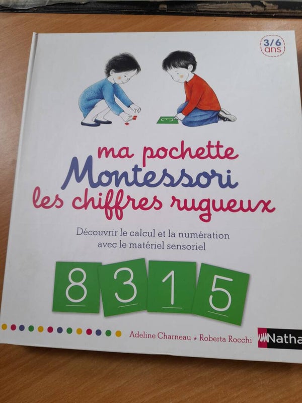 Ma pochette Montessori les chiffres rugueux - nathan - 3 à 6 ans