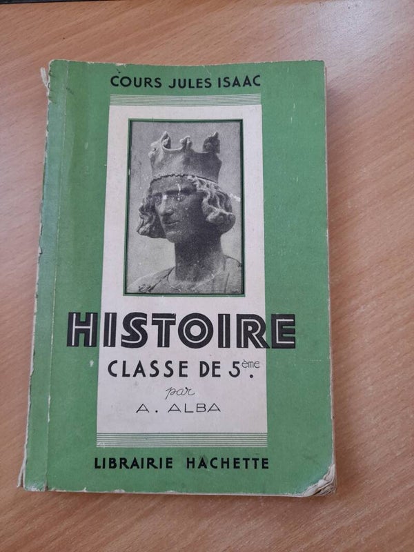 Histoire classe de 5eme - Cours Jules Isaac - Hachette -1938