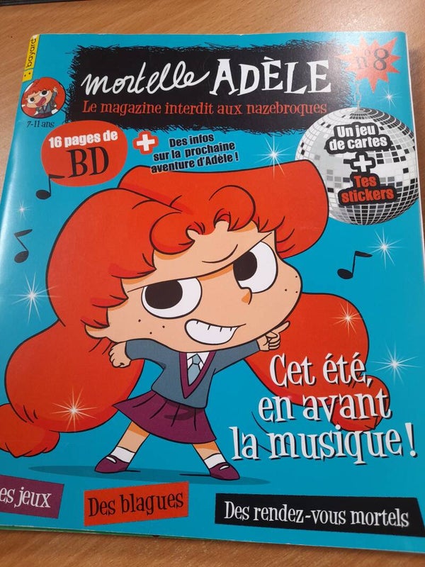 Mortelle Adele  Magazine N° 8 -  Bayard - 2021