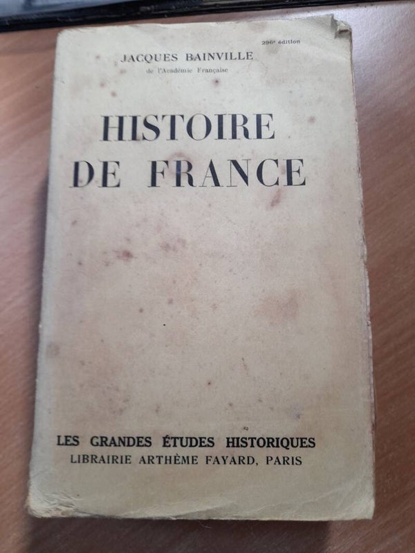 Histoire de France - Jacques Bainville - Librairie arthème Fayard - 1938