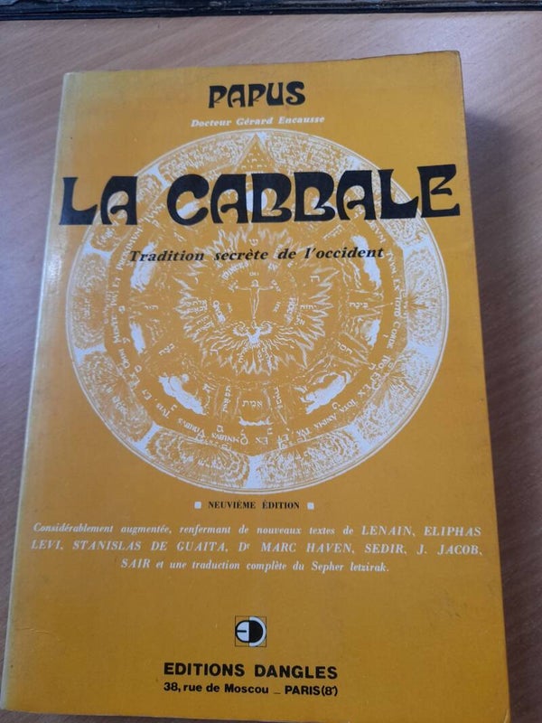 La cabbale - Papus docteur Gérard Encausse - Dangles - 1973
