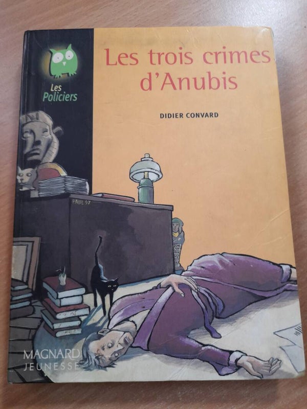 Les trois crimes d'Anubis - Diider Convard - Magnard Jeunesse - 2002
