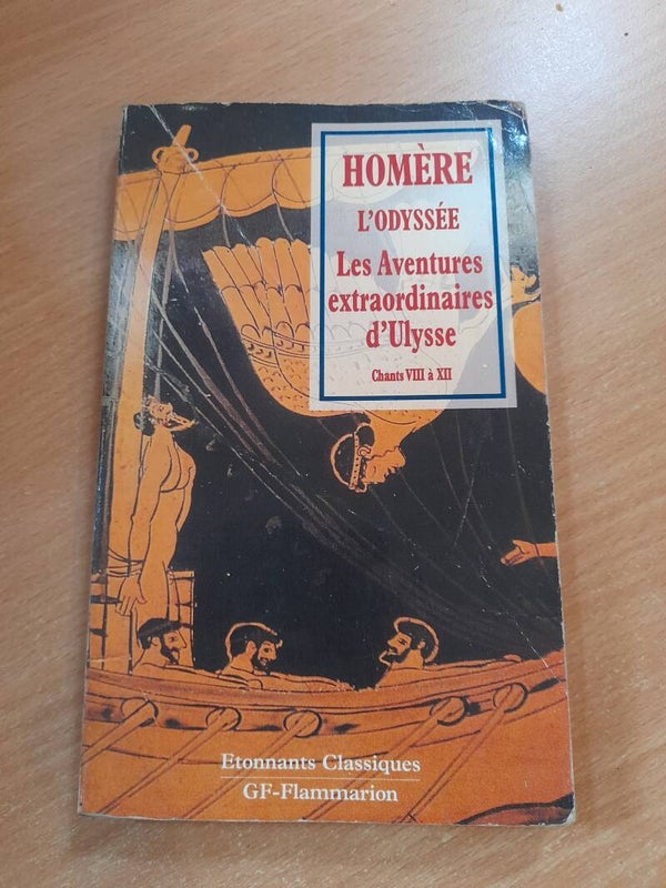 L'odyssée chant VIII à XII - Homère - GF Flammarion - 1995
