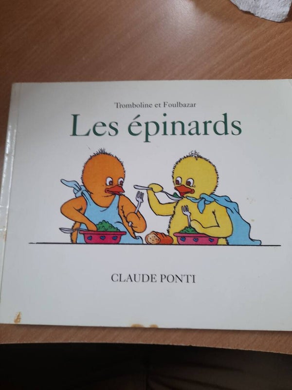 Tromboline et Foulbazar : les epinards- claude Ponti - école des loisirs- 2017