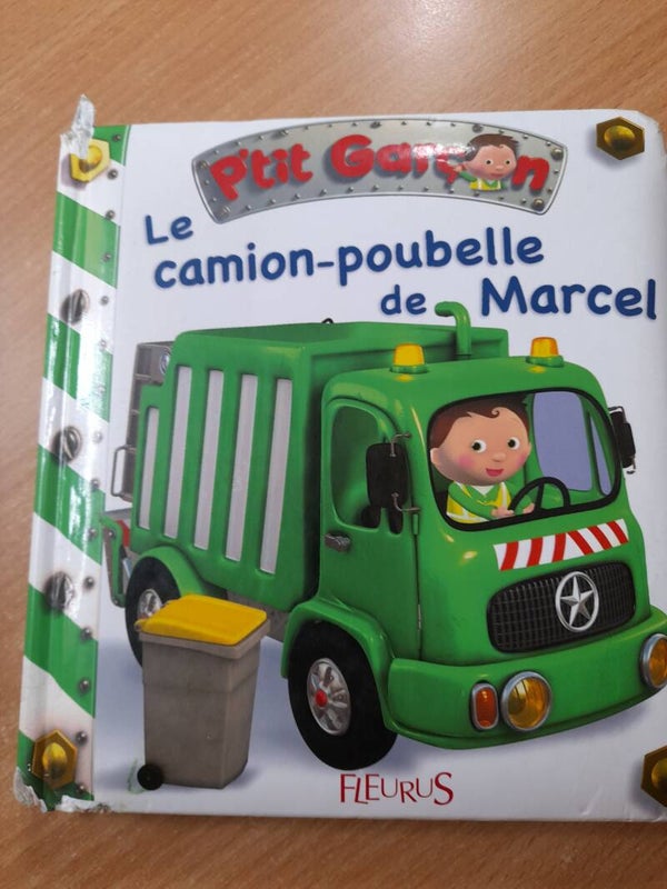 P'tit garçon le camion poubelle de Marcel - fleurus- 2004