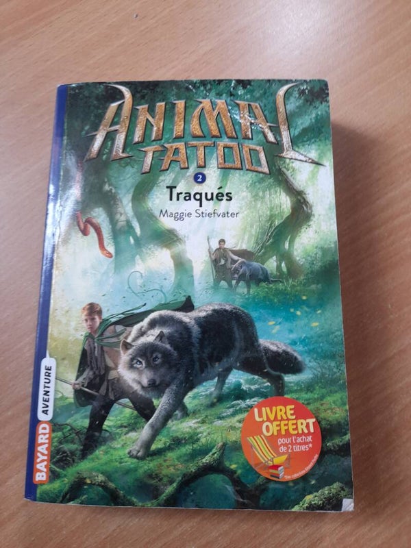 Animal tatou T2 : traqués- Maggie Stiefvater - Bayard aventure - 2017