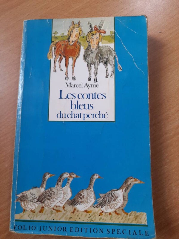 Les contes bleus du chat perché  - Marcel Aymé - folio junior - 1989
