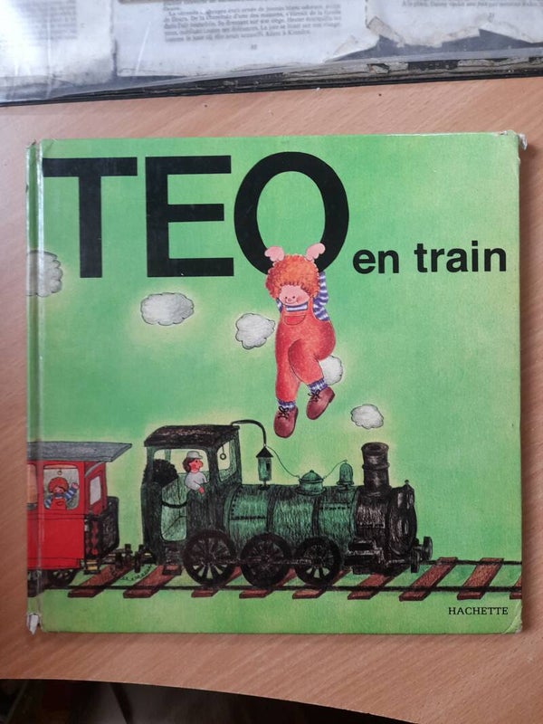 Théo en train - J. Capdevila  et V. Denou - Hachette -1977