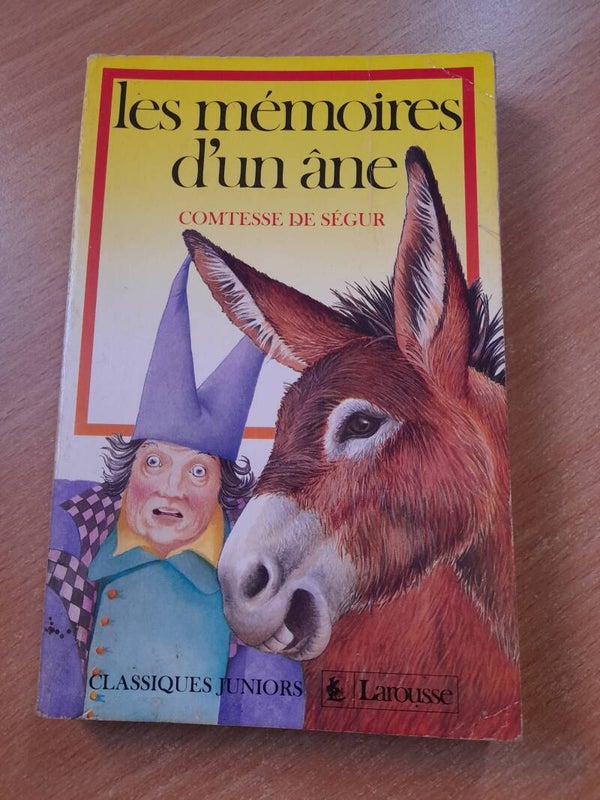 Mémoires d'un âne - Comtesse de Segur - classique junior Larousse - 1986