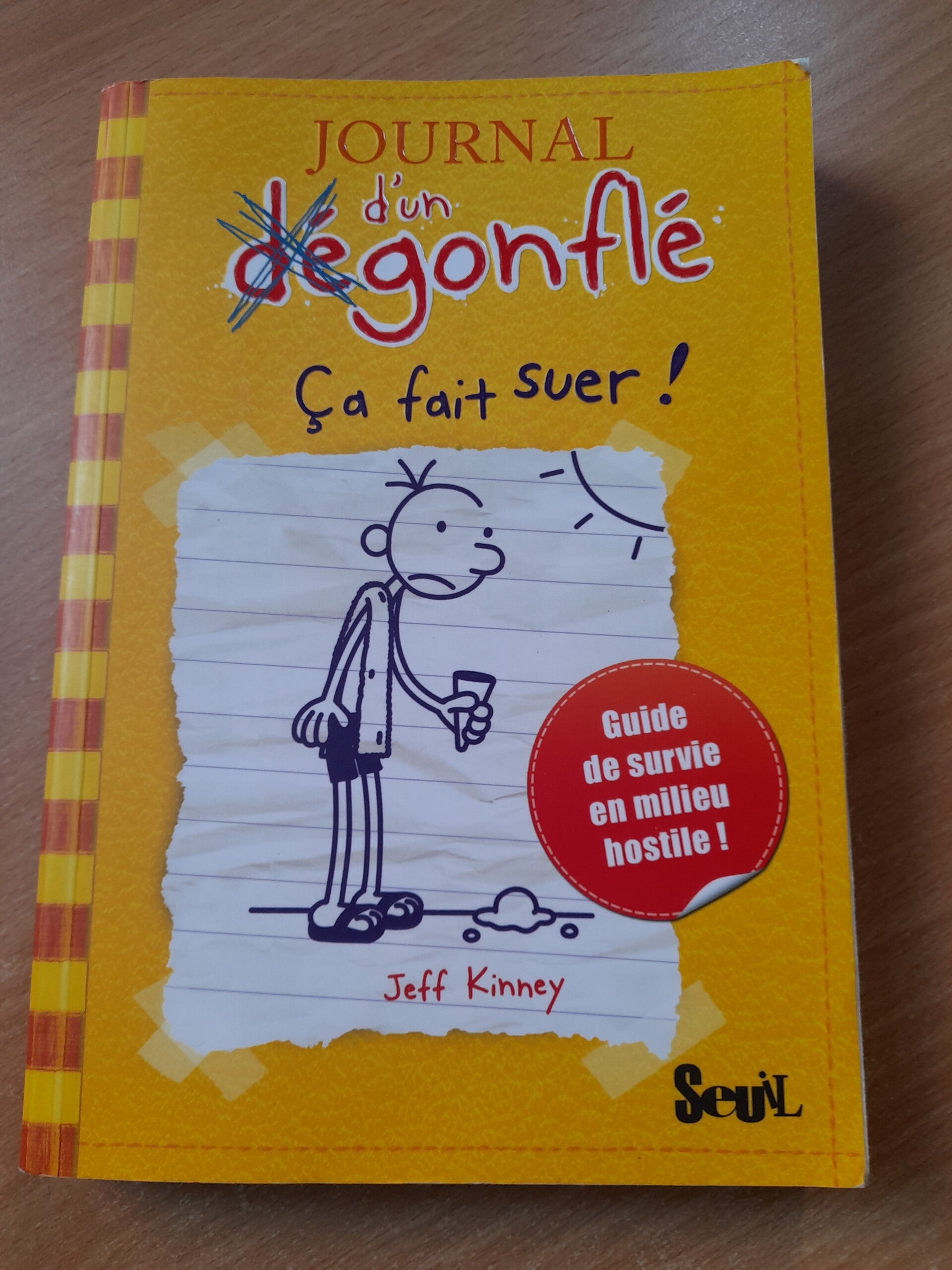 Journal d'un dégonflé T4 : ça fait suer ! - Jeff Kinney - Seuil -2011