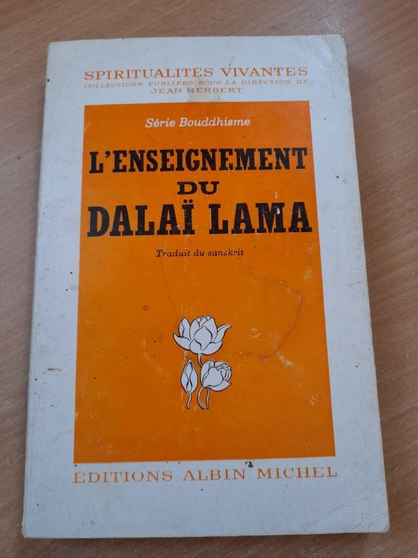 L'enseignement du Dalaï-lama- albin michel  spiritualités vivantes - 1976