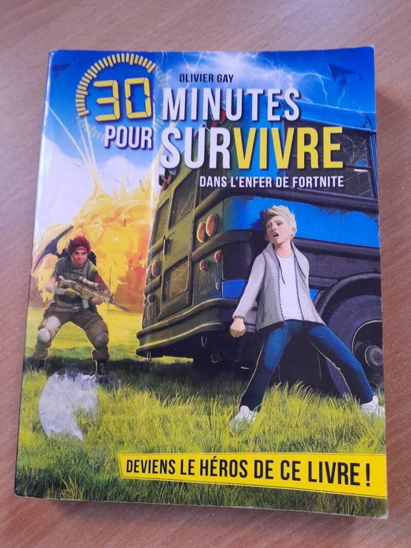 30 minutes pour survivre dans l'enfer de Fortnite - Olivier Gay - albin michel jeunesse- 2019