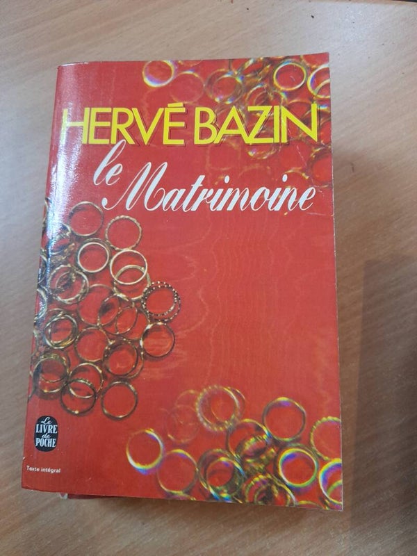 Le matrimoine - Hervé Bazin - Le livre de poche -1975