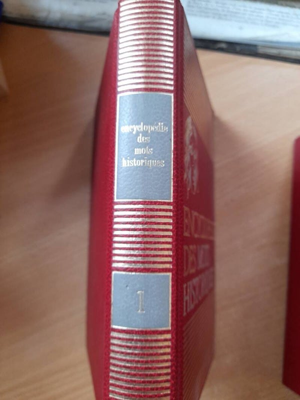 Encyclopédie des mots historiques T1 - Historama - 1970