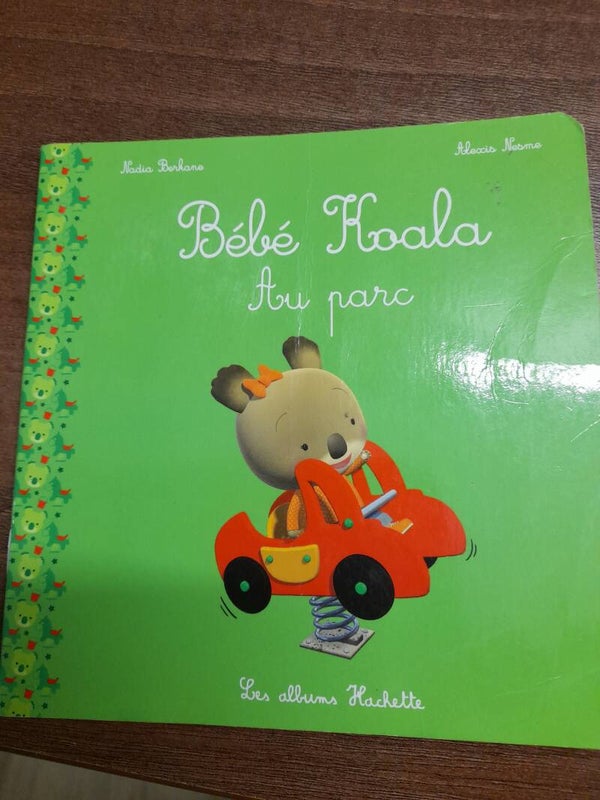 Bébé koala au parc - Nadia Berkane et Alexis Nesme - Les albums Hachette -2018